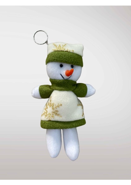 Yılbaşı Temalı Peluş Anahtarlık Çanta Süsü Ağaç Süsü Dekor Süsü Hediye (13-15 Cm) (KOD:120)