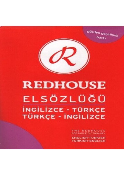 Redhouse El Sözlüğü Ingilizce Türkçe Türkçe Ingilizce (RS-005)