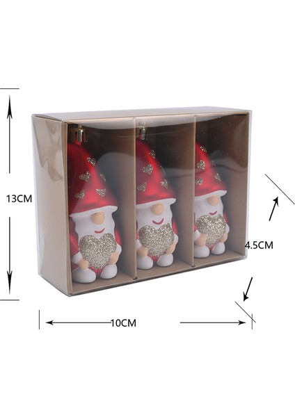 New Year Yılbaşı Lovely Elf 3 Parça Ağaç Süsü Seti fırsatları