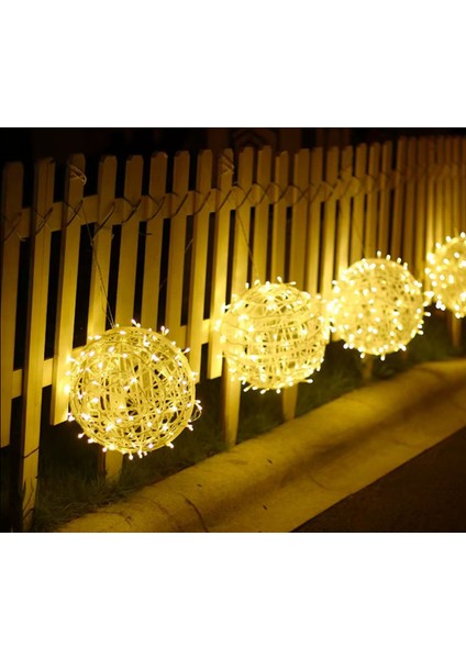 Yılbaşı Dekoratif Sarkıt Iç ve Dış Mekan 35 cm Küre Top LED Aydınlatmalar Günışığı fiyatları