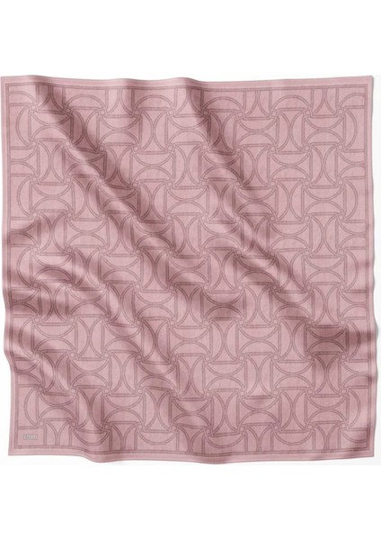 Geometrik Desen Ipek Twill Eşarp 4221D01 85 fırsatları