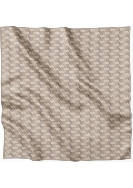 Geometrik Desen Ipek Twill Eşarp 4211D01 05 fırsatları