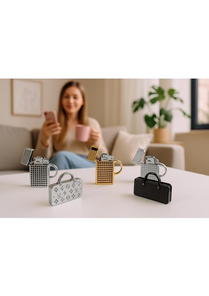 Lux Bagfıre Gazlı – Çanta Tasarımlı Lüks Pürmüz Çakmak fırsatları