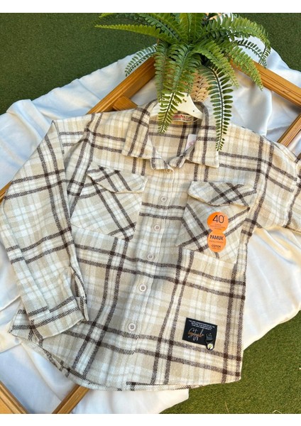 Kahverengi Çizgili Oduncu Gömlek