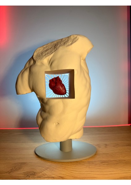 Kalpli Antik Heykel Büst (3d Taş Görünümlü Dekor) fiyatları