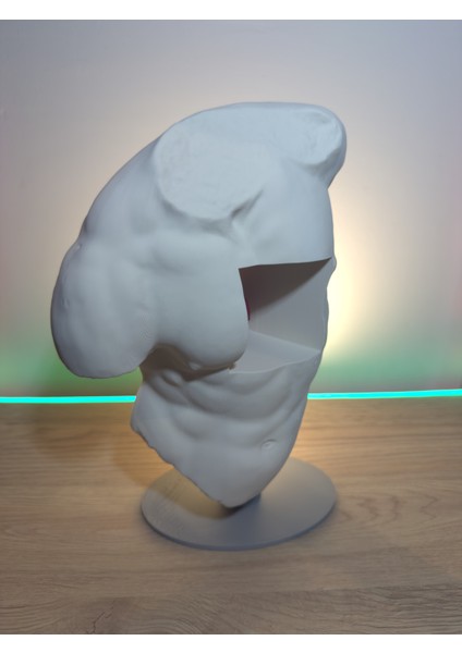 Kalpli Antik Heykel Büst (3d Taş Görünümlü Dekor) fırsatları