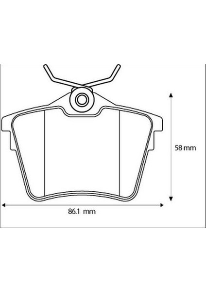 Fren Balata Arka Peugeot 407 (6d) 1.6 Hdı 2004-2011 / Peugeot 407 (6d) 1.8i 2004-2011 / Peugeot 407 (6d) 2.0i 2004-2011 / Peugeot 407 (6d) 2.0 Hdı 2004-2011 4254.04