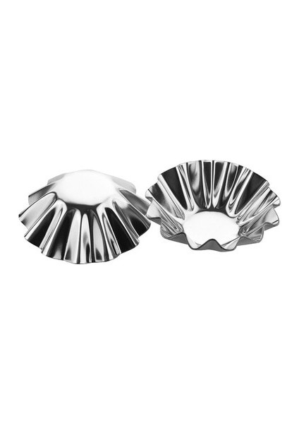 Metal Küçük 6 Parça Kek Kapsülü