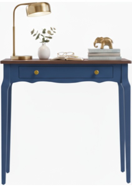 120 cm Masif Konik Mavi Ceviz Dresuar modelleri