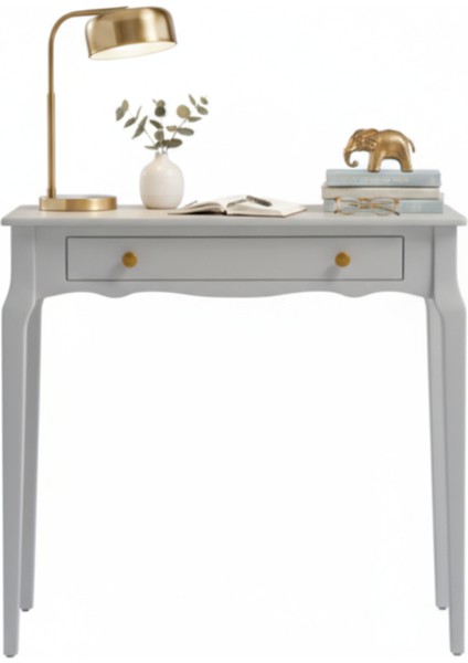 120 cm Masif Konik Açık Gri Dresuar modelleri