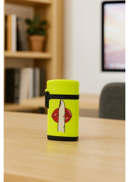 Sarı Metalik Gövdeli Pürmüz Çakmak – Güçlü Jet Alev modelleri