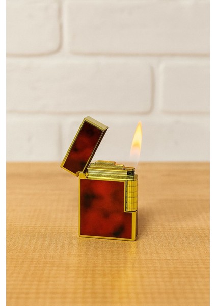 Imperial Red Gold Yandan Taşlı Lüks Çakmak fiyatları