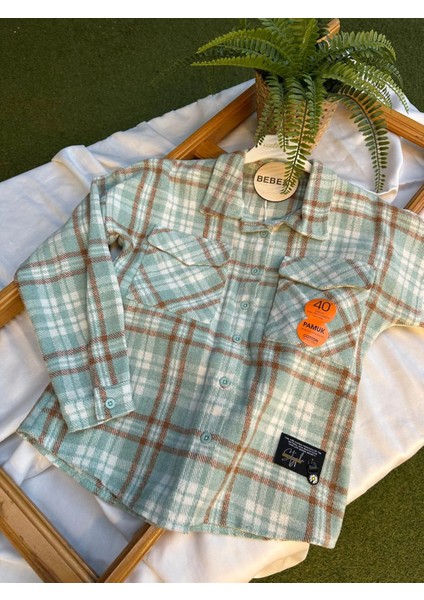 Kahverengi Çizgili Oduncu Gömlek Yeşil fiyatları