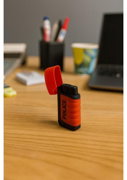 Police Marka Kırmızı Siyah Gazlı Pürmüzlü Çakmak – Rüzgar Geçirmez, Lüks Tasarım modelleri