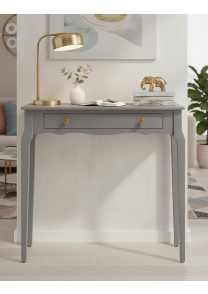 120 cm Masif Konik Gri Dresuar