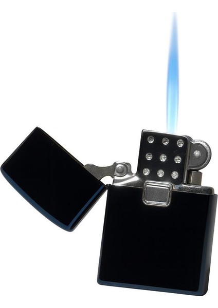 Mavi Metal Kapaklı Doldurulabilir Rüzgar ve Taşlı Çakmak modelleri