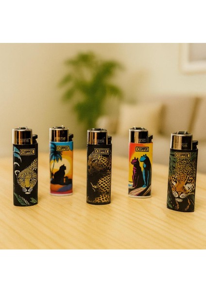 Clipper Prestige 5’li Koleksiyon – Wild Edition Özel Çakmak Seti