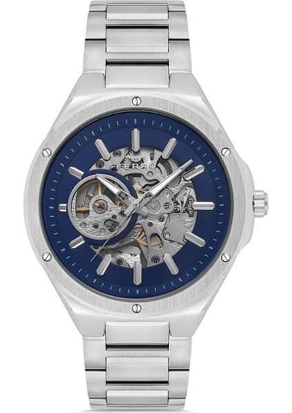 Erkek Çelik Kordon Otomatik Kol Saati Çelik Kasa Su Geçirmez 2 Yıl Garantili Paslanmaz Çelik Pilsiz Mekanizma