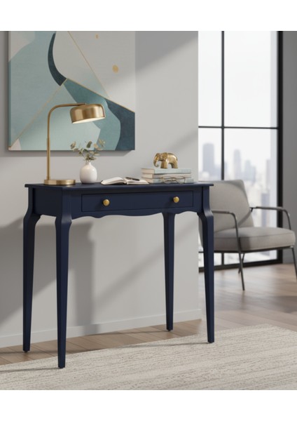 120 cm Masif Konik Lacivert Dresuar