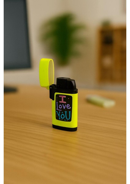 Sarı Metalik Gövdeli Pürmüz Çakmak – Güçlü Jet Alev modelleri