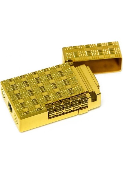 Taşlı Metal Pürmüzlü Tarz Çakmak – Altın, Gümüş ve Siyah Modeller