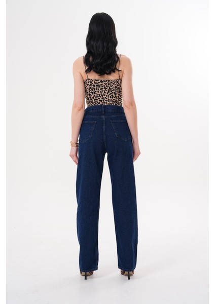 Kadın Bol Paça Kot Pantolon fiyatları