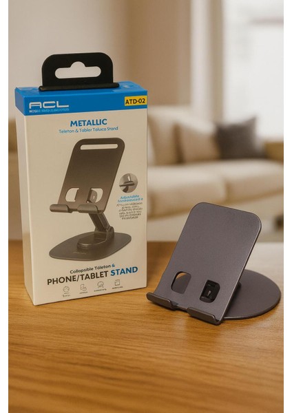 Acl Metalik Ayarlanabilir Lüks Telefon & Tablet Standı – Ergonomik Masa Üstü Tutucu modelleri