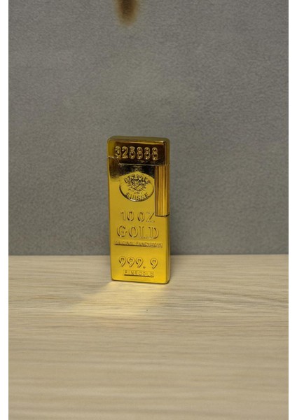 “gold Bar Deluxe Dupont Tarzı Metal Taşlı Çakmak – 999.9 Altın Görünümlü Premium Koleksiyon Serisi” fiyatları