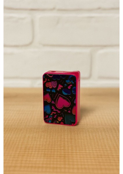 Parlak Ayna Yüzeyli Taşlı Lüks Çakmak – Premium