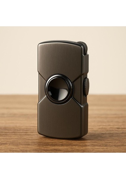 Deluxe Spinfire Metal Pürmüzlü Stres Çarklı Çakmak