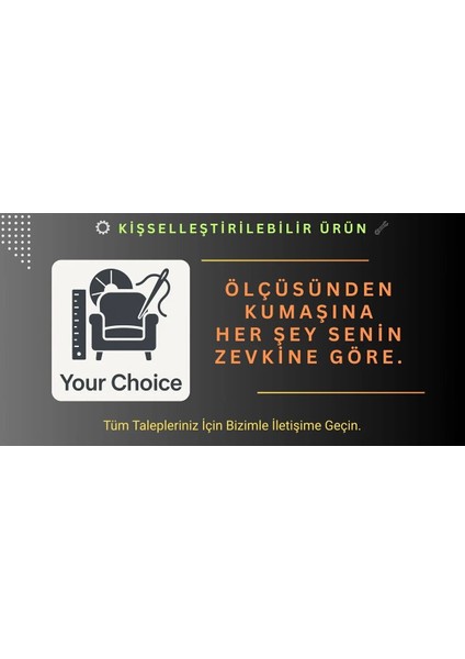 Asel Krem Ofis Koltuk Takımı