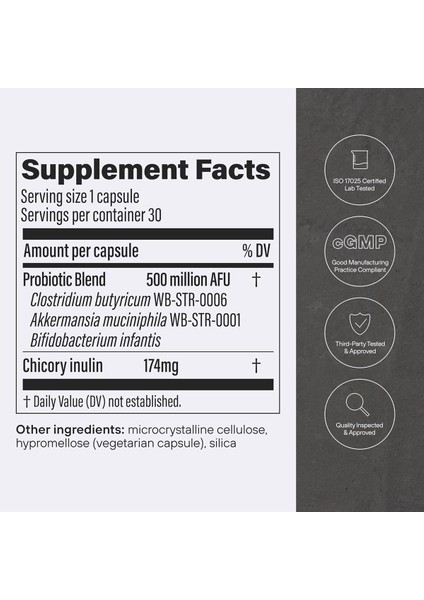 Glp-1 Probiotic – Relieves Glp-1 Digestive Issues Like Bloating, Constipation & Diarrhea | Improves Regularity & Gut Health With Akkermansia & Other Strains (30 Capsules) fiyatları