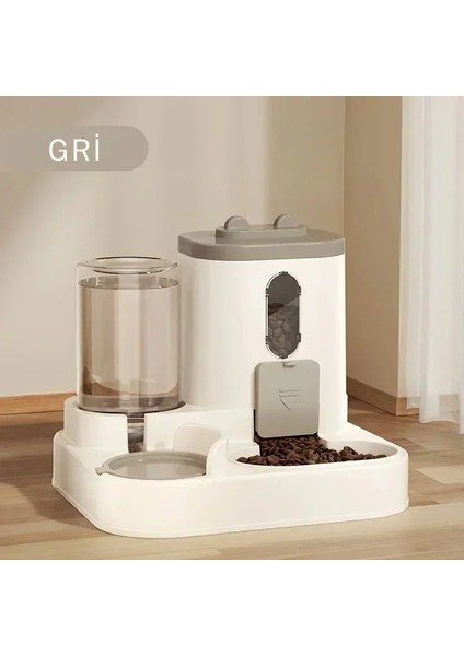 Kedi ve Köpek Mama Su Kabı Çift Hazneli Elektriksiz Besleme Sistemi Pratik Kullanışlı Mama Su Kabı modelleri