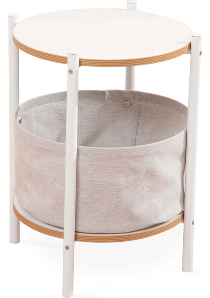 Fonte Çantalı Orta Sehpa Vizon / Krem