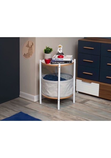 Fonte Çantalı Orta Sehpa Vizon / Krem fiyatları