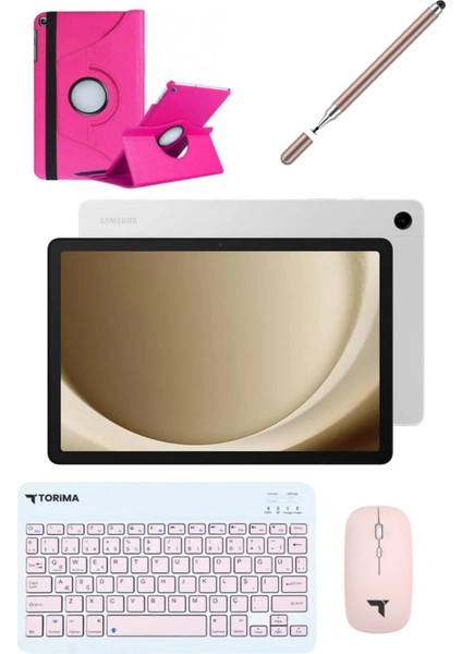 Galaxy Tab A9 Plus 8 GB Ram 256 GB 11'' Tablet+Pembe Kılıf+Kalem+Klavye+Mouse