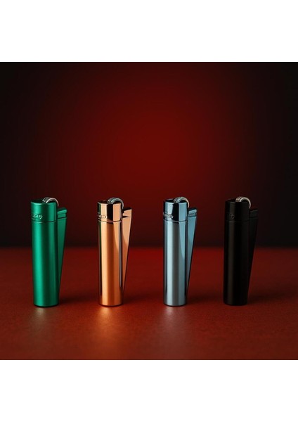 🔥 Clipper Full Metal Klasik Ateşli Gazlı Çakmak – Özel Kutulu Premium Seri modelleri