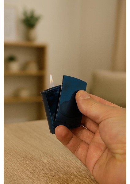 Yana Kaydırmalı Metal Pürmüzlü Lüks Çakmak