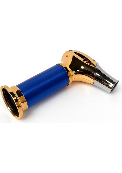 Profesyonel Torch Alevli Çakmak Mavi Gold Renk – Puro ve Mutfak Kullanımına Uygun modelleri