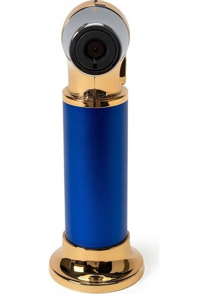 Profesyonel Torch Alevli Çakmak Mavi Gold Renk – Puro ve Mutfak Kullanımına Uygun fırsatları