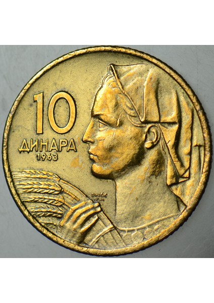 Yugoslavya 10 Dinar 1963 Tito Dönemi. fiyatları