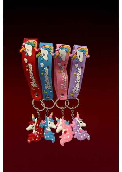 Pony Çizgi Film Karakterli Silikon Anahtarlık 4’lü Set fiyatları