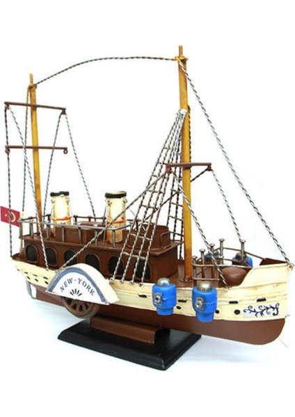 Dekoratif Retro Metal Yolcu Gemisi Vintage 31CM No.3 modelleri