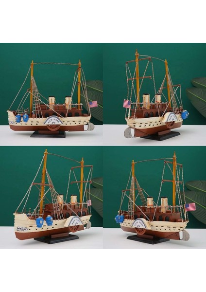 Dekoratif Retro Metal Yolcu Gemisi Vintage 31CM No.3 indirimleri