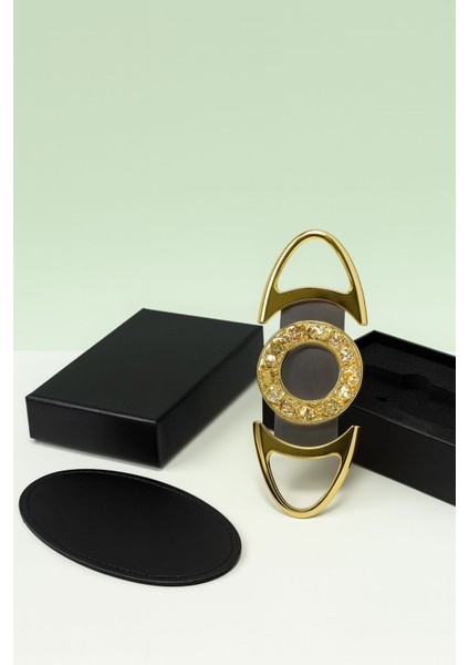 ✨ Altın Detaylı Lüks Puro Makası ✨