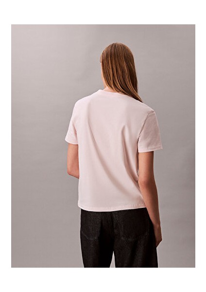 Kadın Allık Pembe Baskılı T-Shirt fırsatları