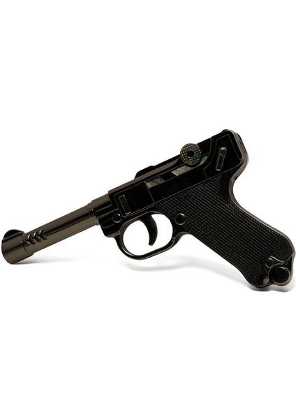 Retro Tabanca Tasarımlı Metal Çakmak – Koleksiyonluk & Pürmüz Alevli