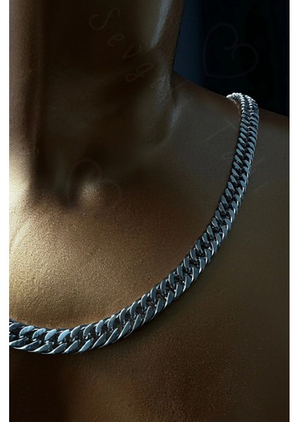 Ince Küba Model Çelik Zincir Çocuk Kolye Bileklik Takımı | Karma Serisi fiyatları