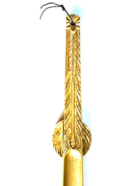 Mıknatıslı Damla Model Ahşap El Oyması Ayakkabı Çekeceği 45 cm modelleri