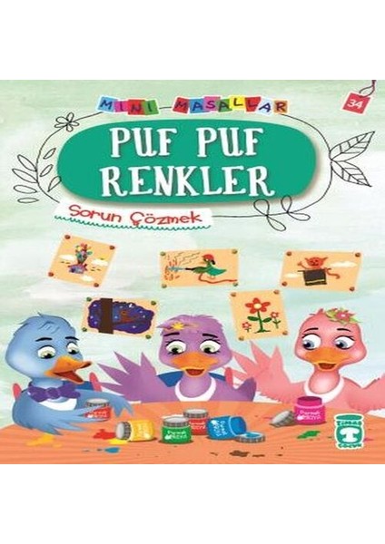 Puf Puf Renkler - Mini Masallar 4 (34)